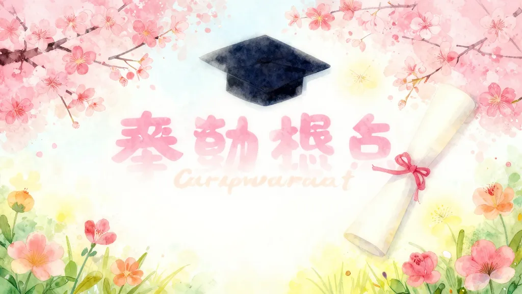 卒園・卒業祝いのメッセージ